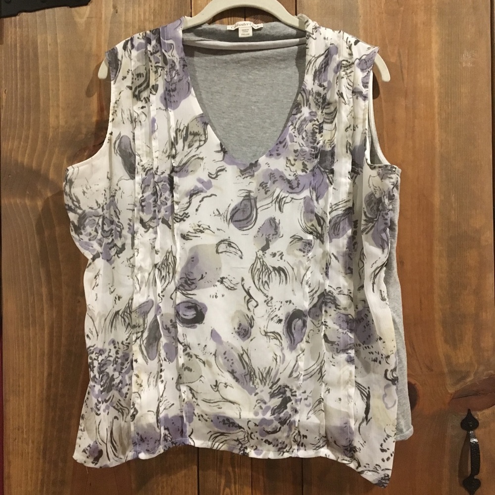 Bi-Colored Tank Top